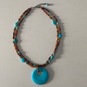 Turquoise pendant necklace